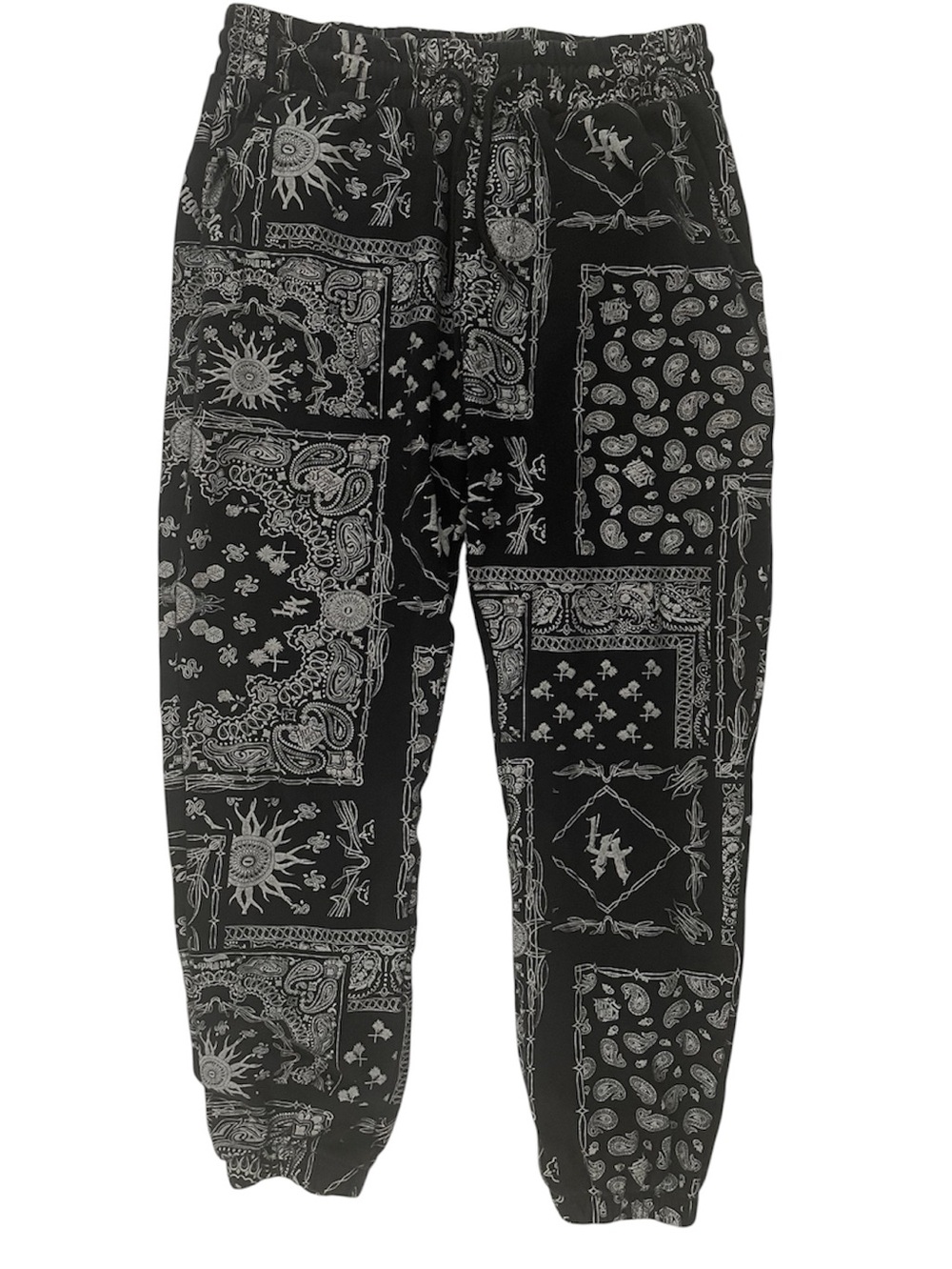 Hot Wheels x Forever 21 Paisley Jogger Pants Y2K Streetwear Men’s L-Run Slim